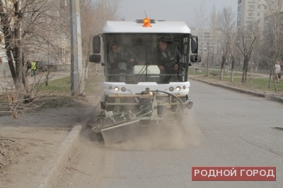 Волгоградцы высадили новую аллею и вывезли мусор