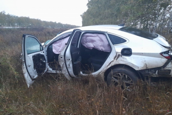 В Волгоградской области автоледи на «Хендэ» вылетела в кювет