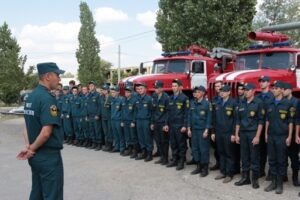 Студенты-добровольцы готовы бороться с огнём