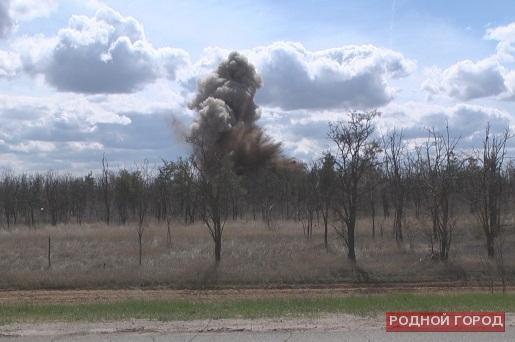 200-килограммовую авиабомбу взорвали в Волгограде