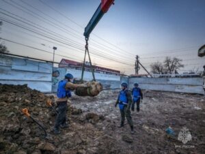 В Волгограде обезвредили фугасную авиабомбу