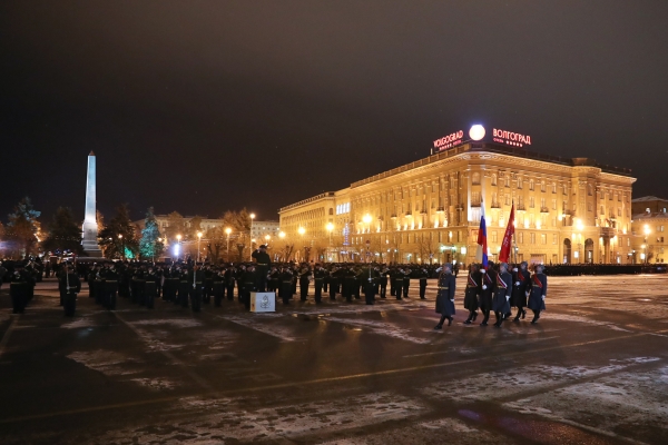 Генеральная репетиция военного парада состоялась в Волгограде