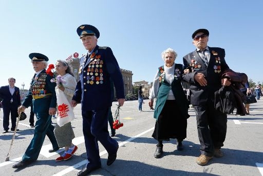 Парад в День Победы 9 мая 2016 года в Волгограде: фото и видео