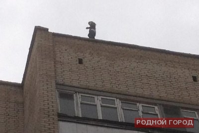 В Волгограде школьник залез на крышу двуэтажки и не смог спуститься