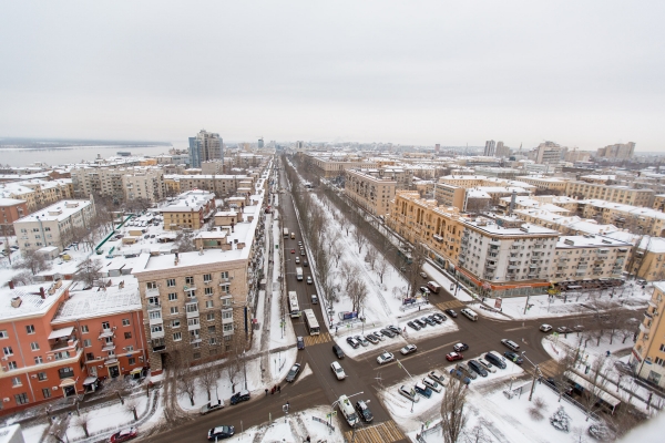 Температура в Волгограде упала до -15°C