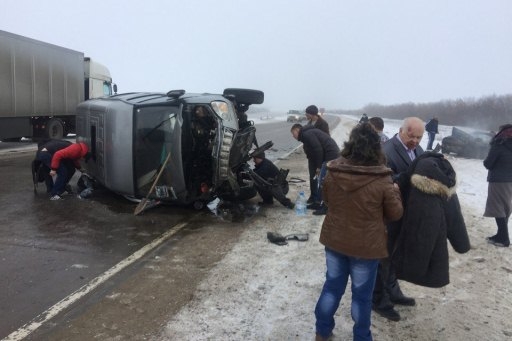 Во Фроловском районе в ДТП с «Газелью» пострадали 5 человек