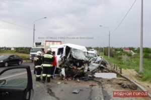 В Волгограде в ДТП с Mitsubishi погиб 55-летний водитель «ГАЗели»: фото