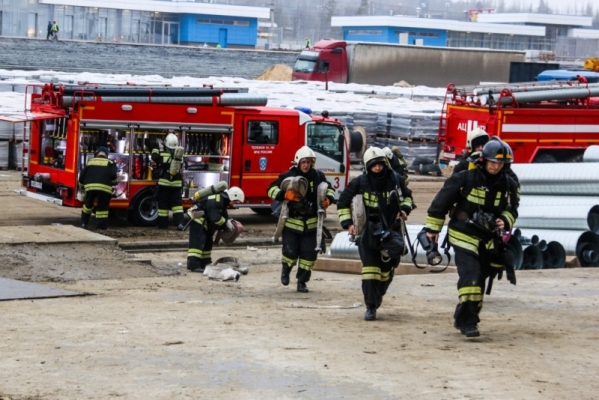 Волгоградские огнеборцы «потушили» «Волгоград Арену»