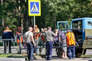 Возле краеведческого музея в Волгограде убрали пешеходный переход