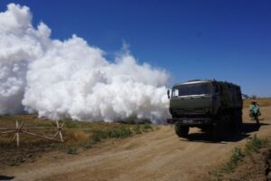 Под Волгоградом военные локализуют последствия «техногенных катастроф»