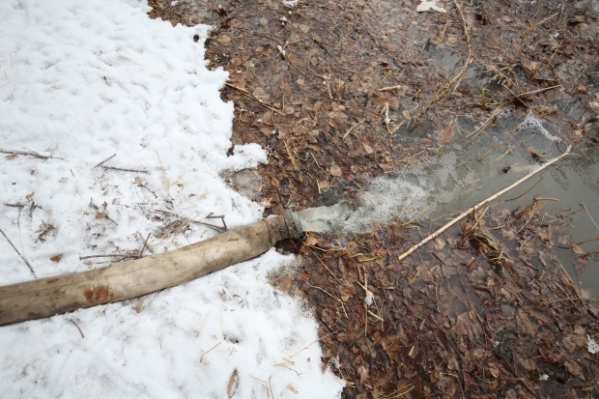 Дворы Жилгородка заливает водой