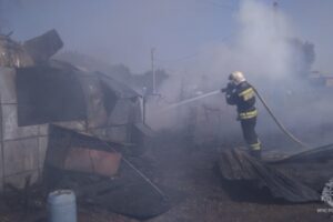 В Волгоградской области 65-летний мужчина сгорел в вагончике