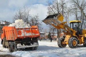 1,5 тысячи кубометров снега вывезли за ночь в Волгограде