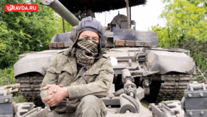 Волгоградские танкисты передают привет с передовой в видеообращении