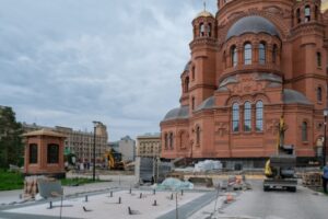 У собора Александра Невского в Волгограде появятся 12 лестниц