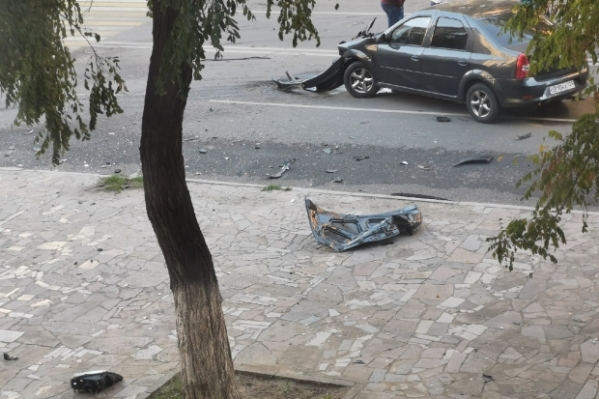 В центре Волгограда произошло крупное ДТП