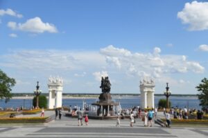 В Волгограде реконструируют часть набережной вдоль улицы Чуйкова
