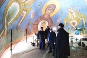 Волгоградская епархия показала ход росписи собора Александра Невского