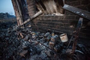 Под Волгоградом при пожаре умер 61-летний мужчина
