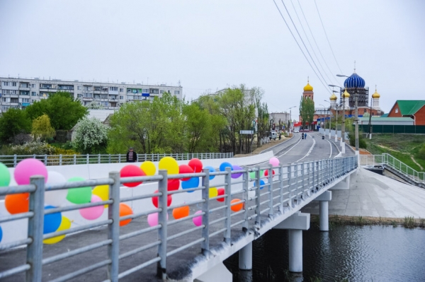 Новый мост через реку Мечетку в Городище принял первых автомобилистов
