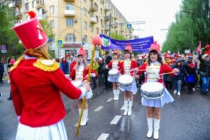 Первомайский митинг собрал более 20 тысяч волгоградцев