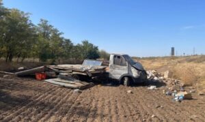 В Волгоградской области на трассе опрокинулась «Газель»