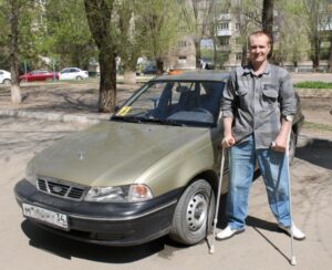 Инвалид-путешественник из Волгограда рванул на автомобиле в Грузию