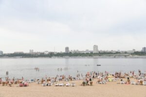 В Волгограде запретили купаться на Сарпинском пляже
