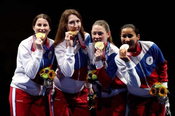 Российские рапиристки стали олимпийскими чемпионками