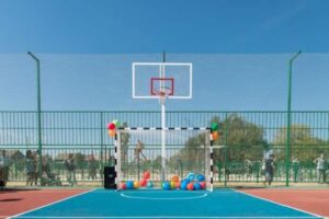 Под Волгоградом открылась многофункциональная спортплощадка