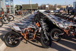 Волгоградская область передала 50 мотоциклов в зону СВО
