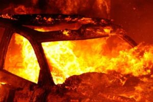 Под Волгоградом сгорела “Дэу Нексия”