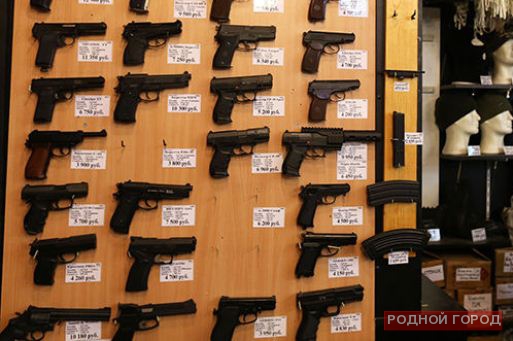Из охраняемого ЧОП магазина в Волгограде украли 5 пистолетов