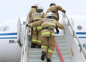 В Волгограде прошли учения по реагированию на чрезвычайные ситуации в аэропорту