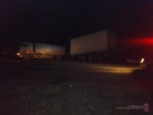 В Михайловском районе столкнулись три КамАЗа