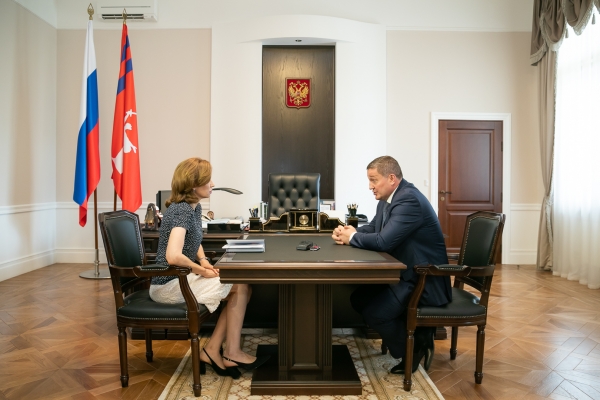 Андрей Бочаров встретился с руководителем волгоградского Росздравнадзора