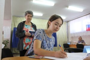 В Волгограде молодежь активно голосует на выборах