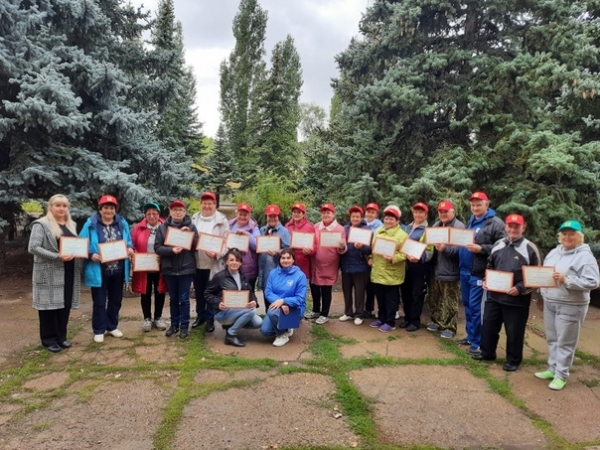 В природном парке Волгоградской области прошел патриотический слет