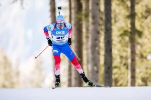 Российский биатлонист выиграл индивидуальную гонку на этапе Кубка мира
