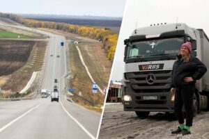 Волгоградка освоила мужскую профессию и стала дальнобойщицей