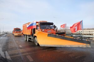 В Волгограде состоялось открытие путепровода на Третьей Продольной