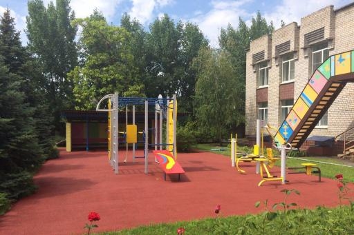 В Городище открыли спортплощадку