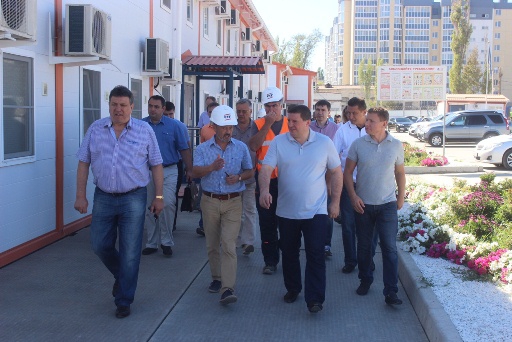 Андрей Бочаров проинспектировал строительство стадиона для ЧМ-2018