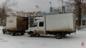 Водитель «газели» сбил пешехода и врезался в другую «газель»