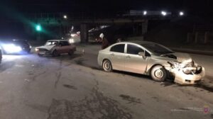 Серьезная авария на севере Волгограда попала в объектив видеокамеры