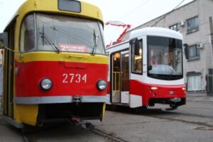 В Волгограде общественный транспорт покрасят в единые цвета