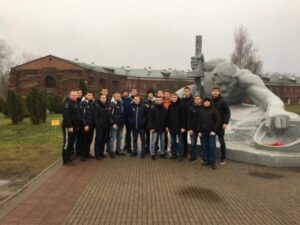 Волгоградские гандболисты посетили Брестскую крепость