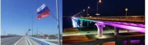 Ко Дню Победы в Волгограде ярко украсят мост через реку Волгу