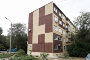 В городе-спутнике Волгограда появился дом в стиле «тетрис»