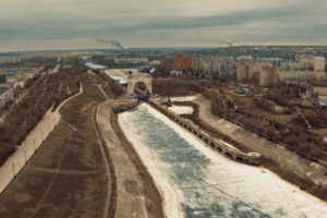 В Волгограде сняли Волго-Донской канал с высоты птичьего полета